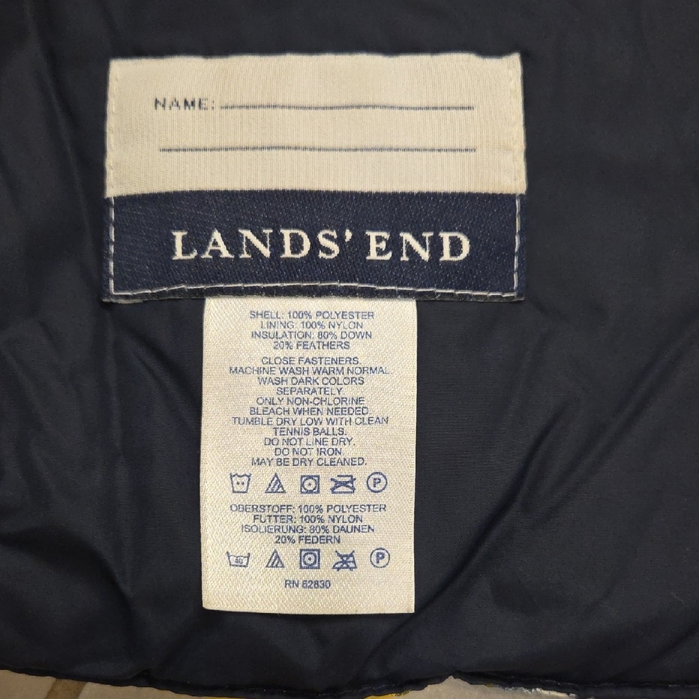 Lands' End Multicolor Men's Vest - Picture 3 of 6